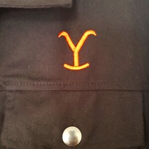 Yellowstone Black Jacket Sz L